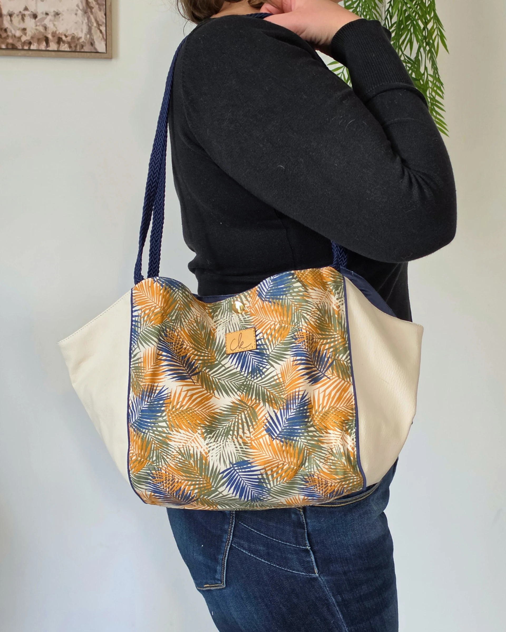 cabas Flidais feuillage cabas Flidais feuillage