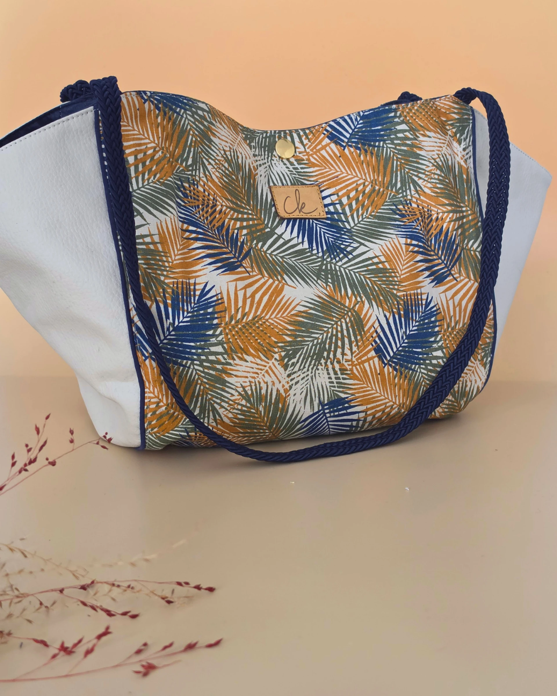 cabas Flidais feuillage