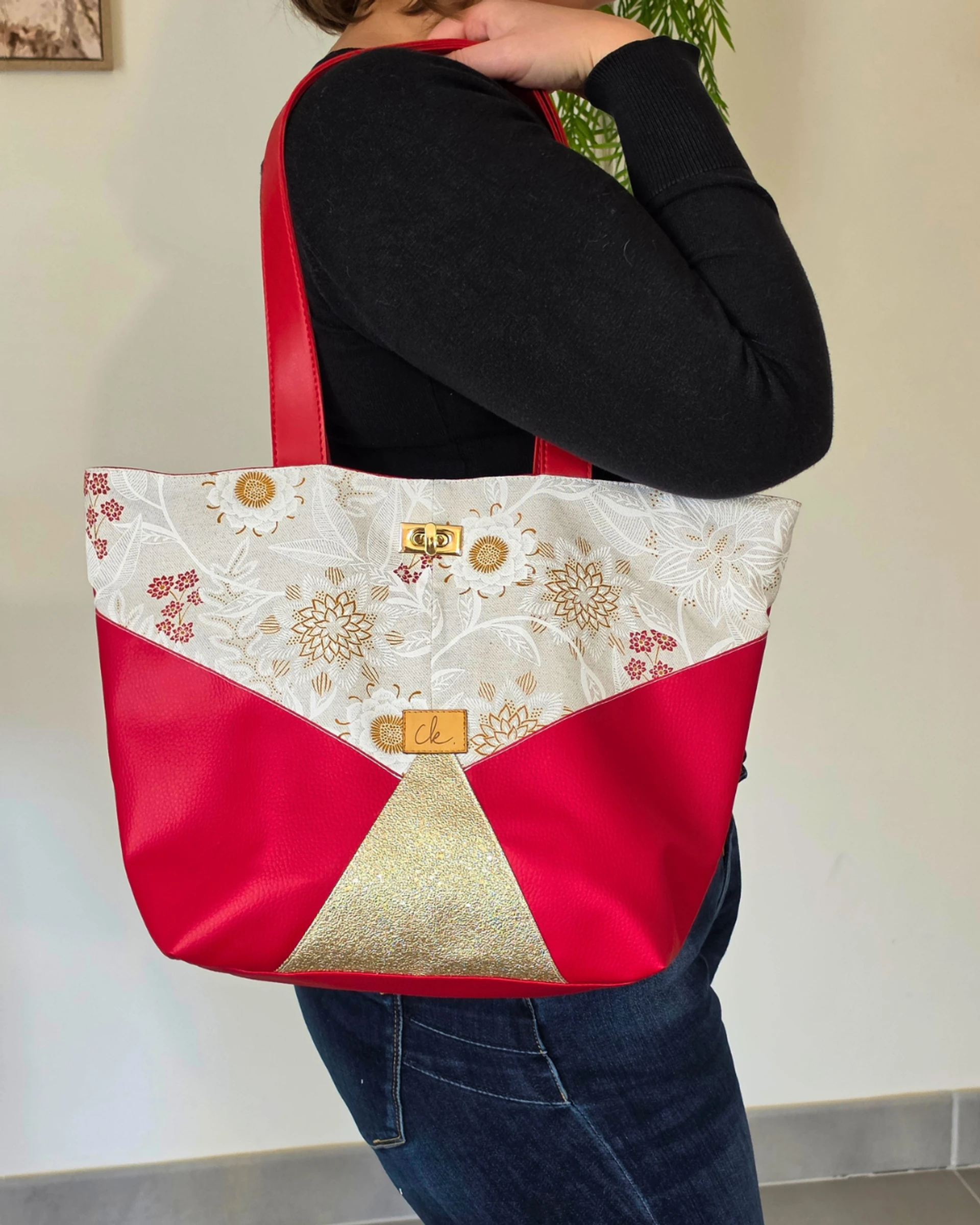 cabas flidais rouge cabas flidais rouge