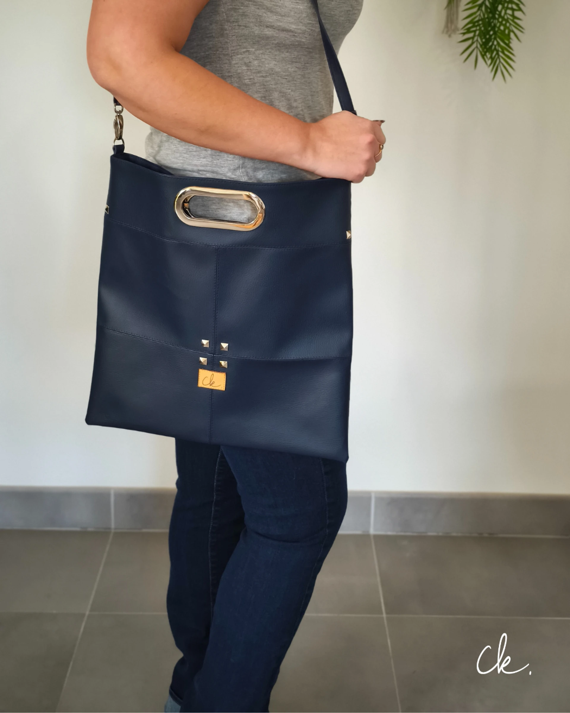 cabas plat Melusine Minuit