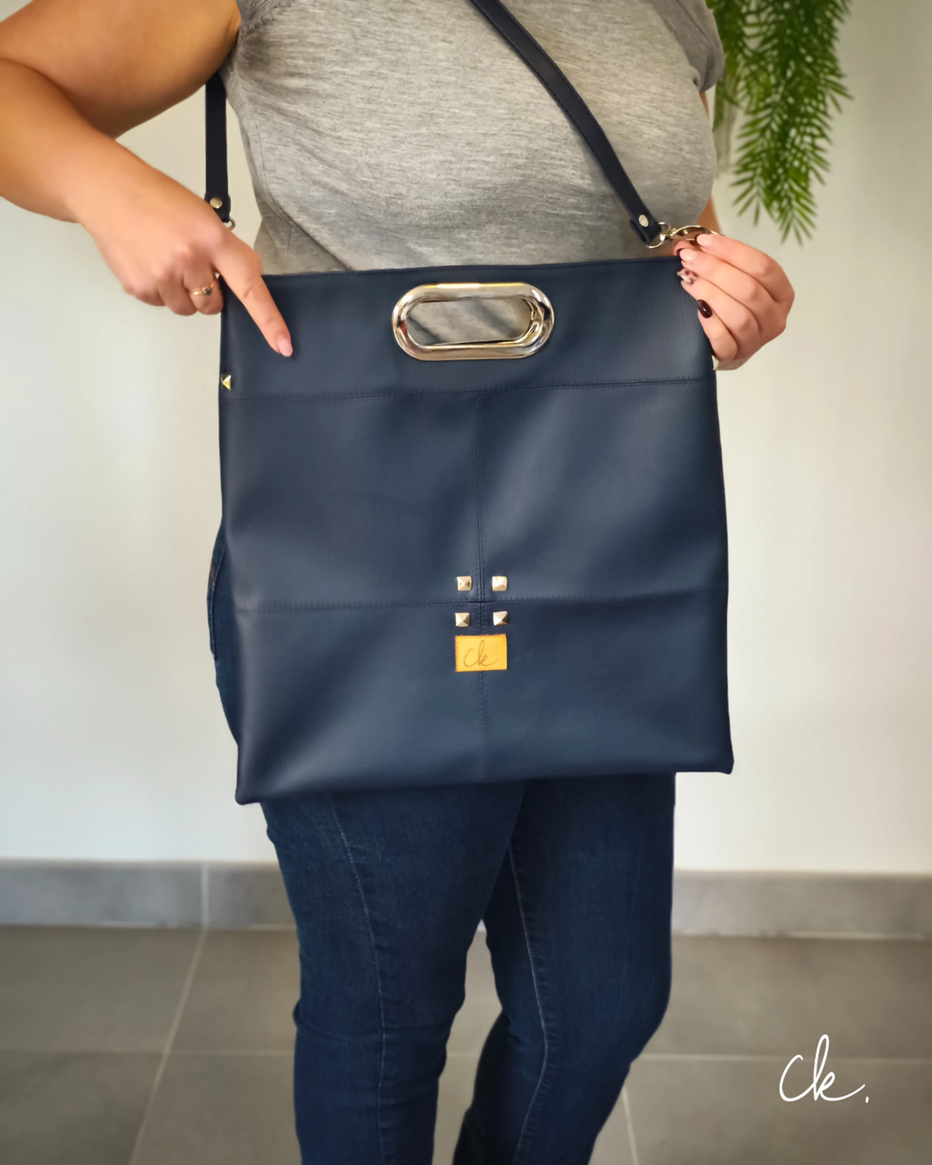 cabas plat Melusine Minuit cabas plat Melusine Minuit