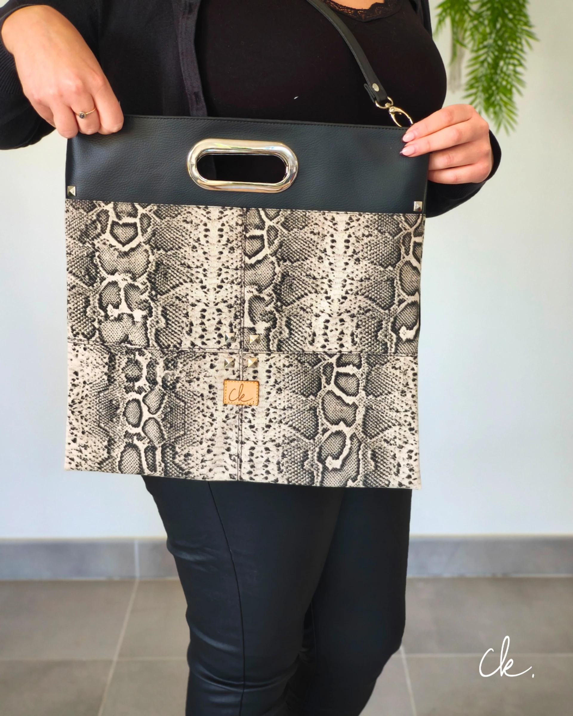 cabas plat Melusine Sauvage cabas plat Melusine Sauvage