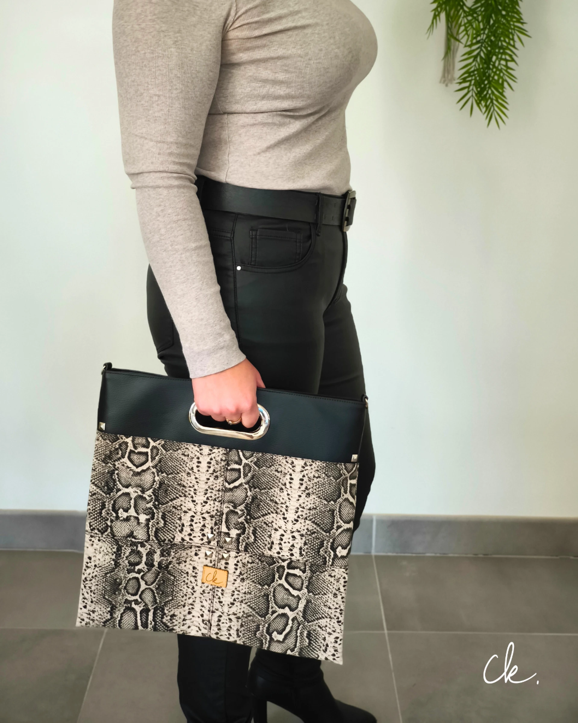 cabas plat Melusine Sauvage cabas plat Melusine Sauvage