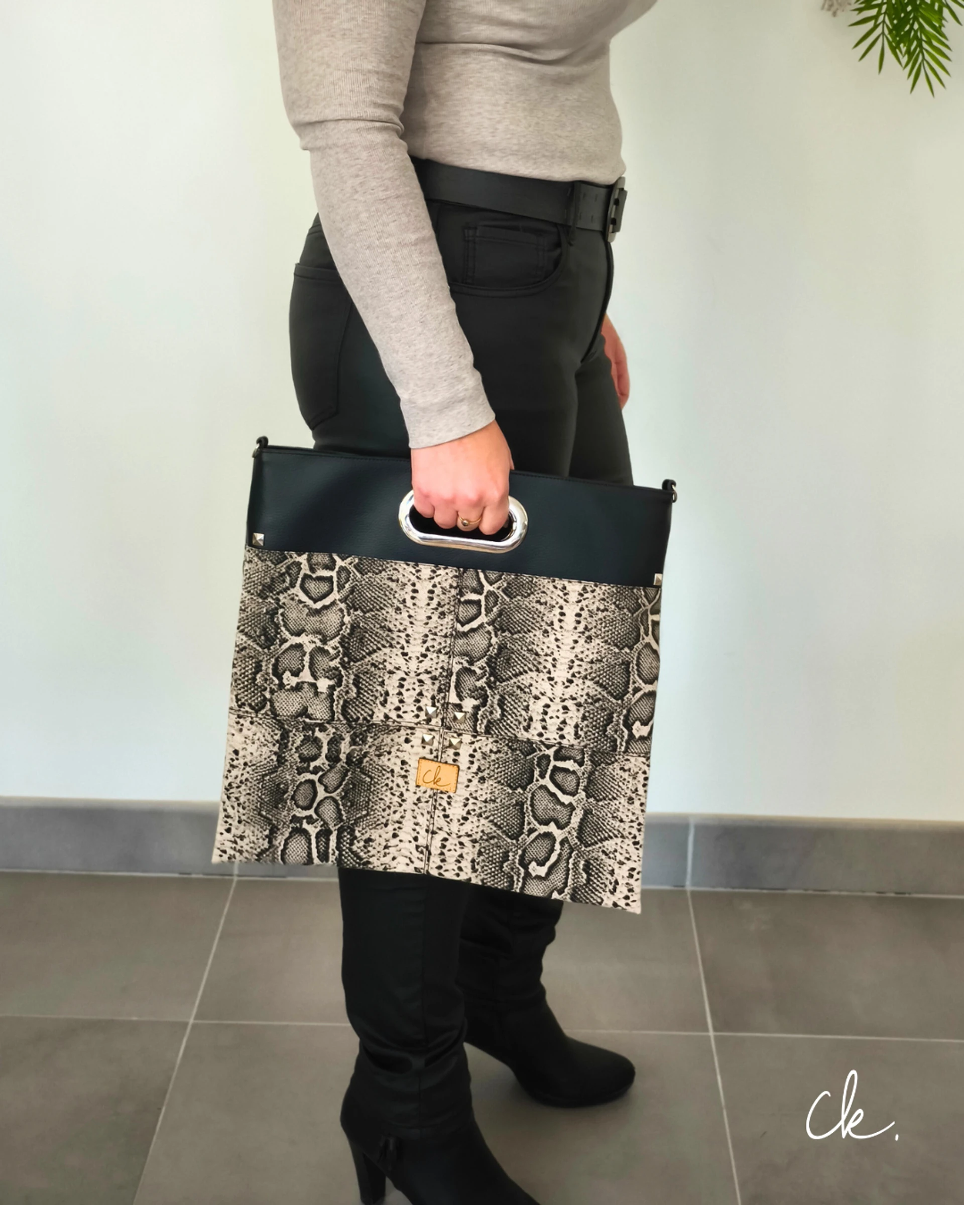 cabas plat Melusine Sauvage cabas plat Melusine Sauvage